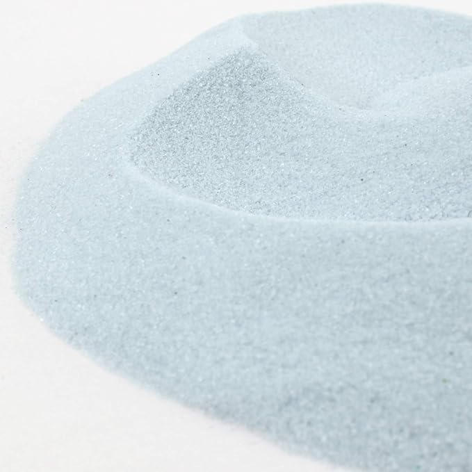 Shiny Stone Colorful Sand,Rainbow Sand,Art Sand,Colored Sand,Craft Sand,Decorative Wedding Vibrant Sand, 250g/0.55lbs/8.81oz for Kids Creativity Wedding Succulent Terrarium Vase (Sky Blue)