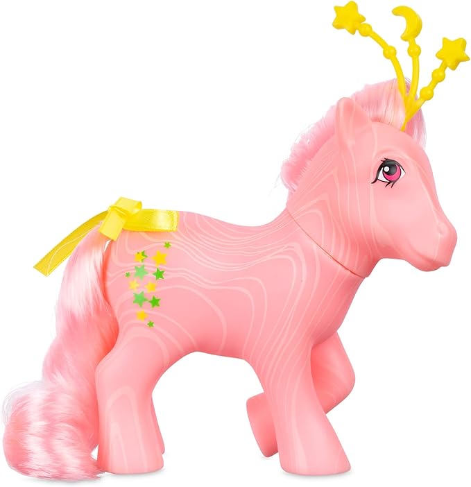 My Little Pony Classics - Celestial Ponies - Milky Way - Retro 4" Collectible Play Figure, Great For Kids, Toddlers, Adults, Girls and Boys Ages 3+