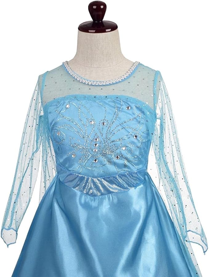 Dressy Daisy Toddler Little Girls' Ice Princess Dress Costume Birthday Halloween Christmas Fancy Party Dresses