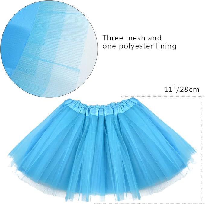 Kids 6 in 1 Costume Accessories 1970s 1980s Fancy Outfits and Dress for Cosplay Party Theme Party for Girl
