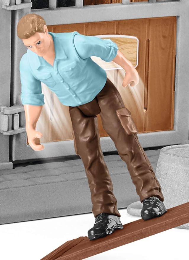 Schleich Farm World, 30-Piece Playset, Farm Toys and Farm Animals for Kids Ages 3-8, Horse Stable 10.5 x 49 x 34.5 cm