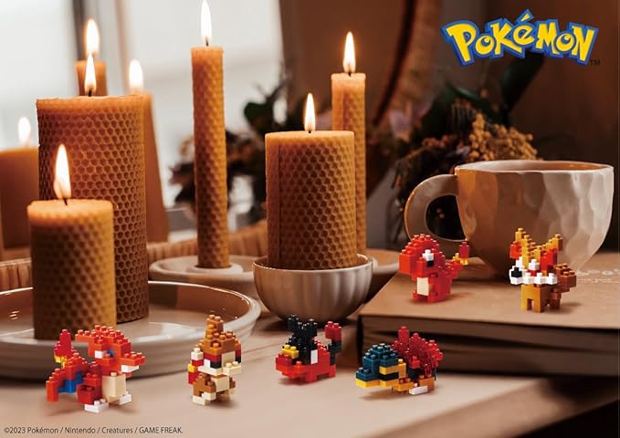 nanoblock - Pokémon - Type Fire Set 1 (Blind Box Complete Set), mininano Series Building Kit