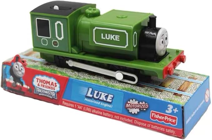 wltk Motorized Luke Train Engine Toy Set, Battery-Powered Train’s Friend Toy Set ，Toddlers Train Toys for Age 3 4 5 6 7 8 Kids Boys Girls