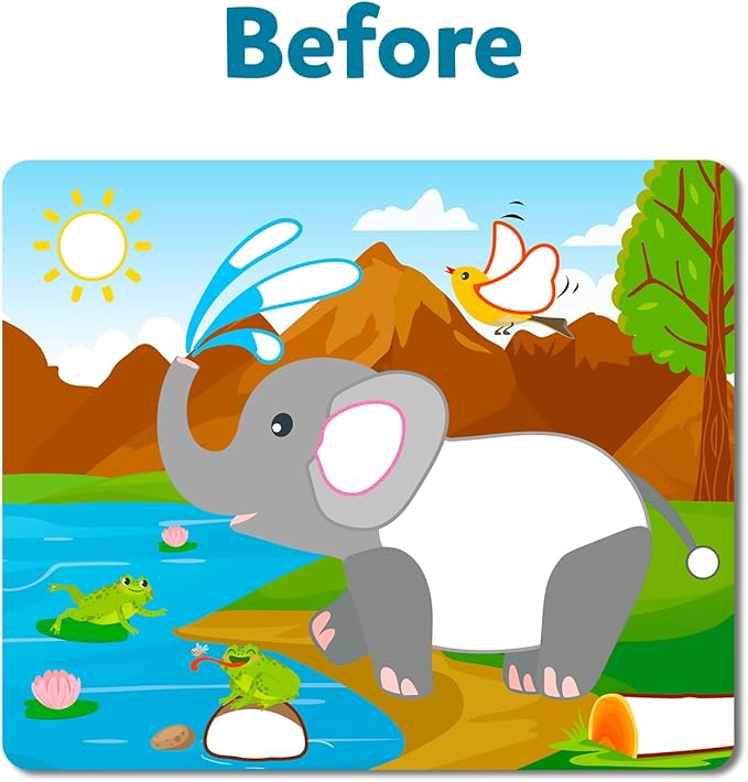 Skillmatics Art Activity - Dot It Combo, No Mess Sticker Art for Kids, DIY Craft Kits, Scrapbooking, Gifts for Boys & Girls Ages 3, 4, 5, 6, 7, Travel Toys for Toddlers