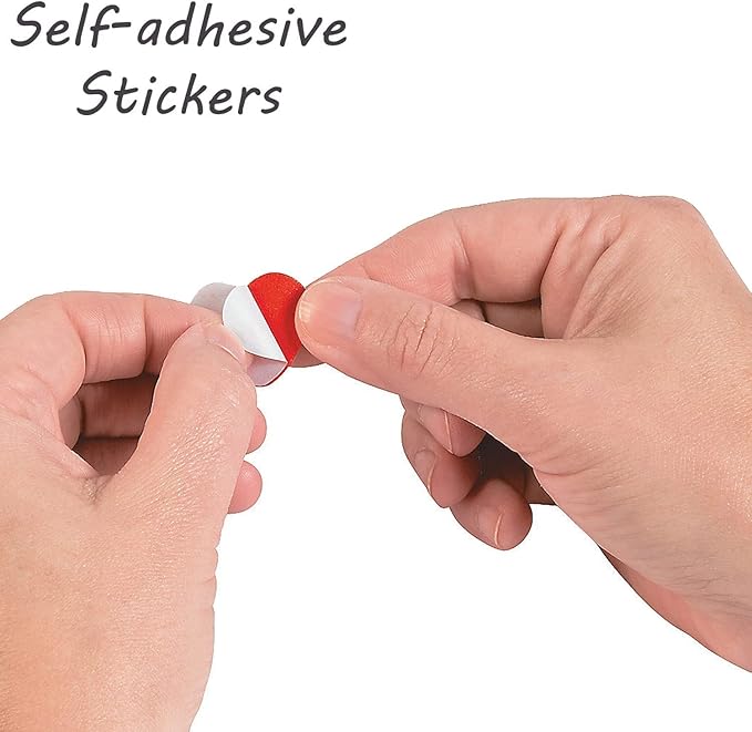 4E's Novelty Valentines Monster Craft Ornament (12 Pack) Foam Valentines Day Crafts for Kids Classroom DIY Card Activity Bulk - Individually Wrapped