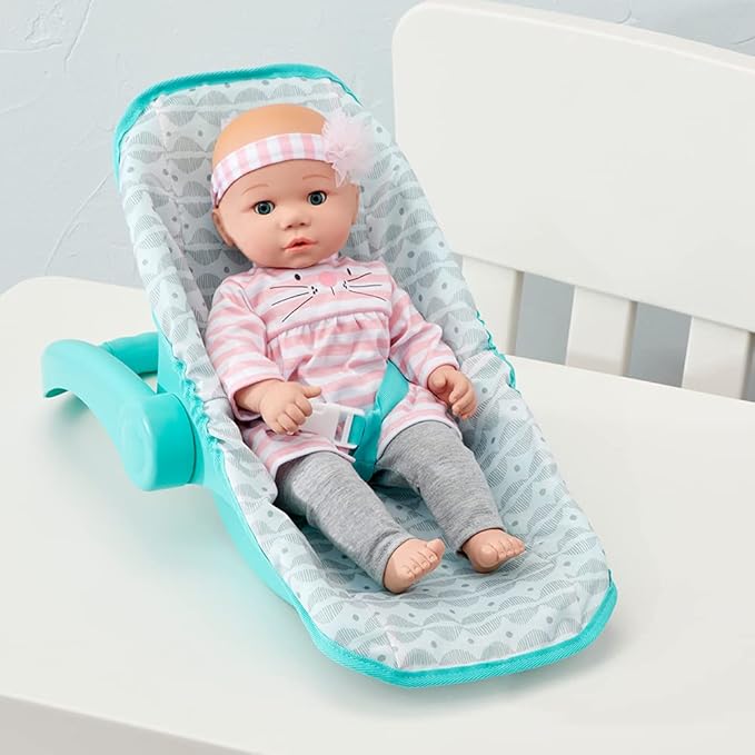 Madame Alexander Soft Gray Car Seat/Carrier