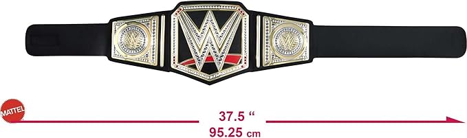 Mattel WWE Championship Title Belt, Kid-Sized Wearable Role-Play & Costume Accessory with Adjustable Strap