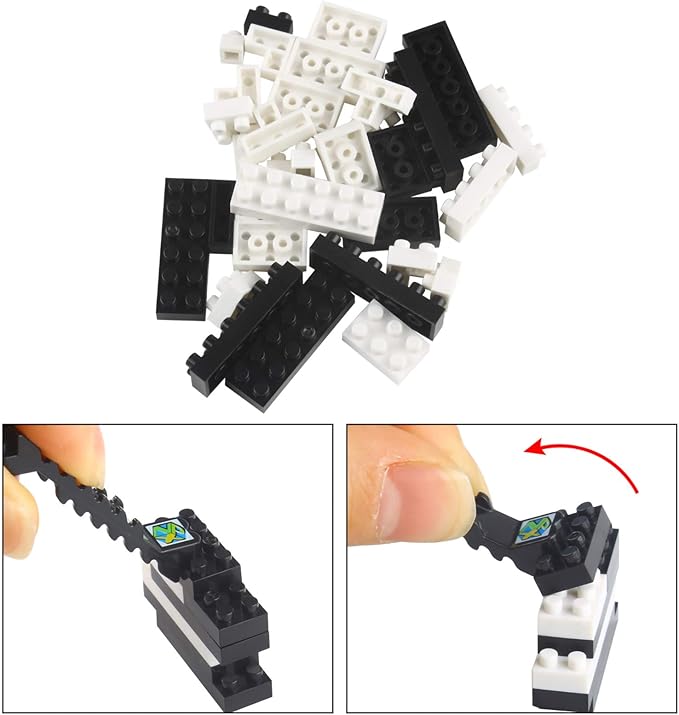 Larcele Micro Dog Building Blocks Pet Mini Building Toy Bricks,950 Pieces KLJM-02 (Old English Sheepdog)