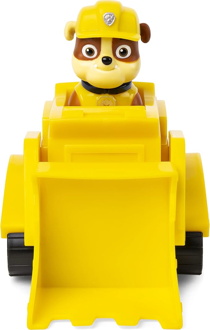 Paw Patrol, Rubble’s Bulldozer, Toy Vehicle with Collectible Action Figure, Sustainably Minded Kids Toys for Boys & Girls Ages 3 and Up