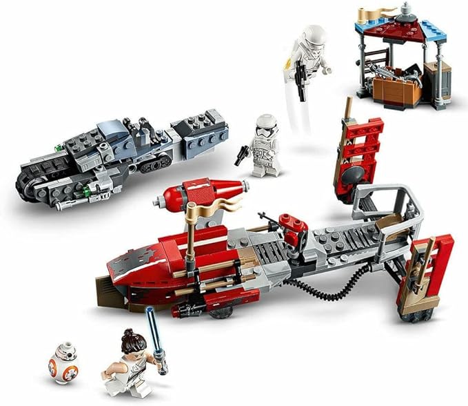 LEGO Star Wars: The Rise of Skywalker Pasaana Speeder Chase 75250 Hovering Transport Speeder Building Kit with Action Figures (373 Pieces)