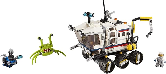 LEGO Creator 3in1 Space Rover Explorer 31107 Building Toy for Kids Who Love Imaginative Play, Space and Exploration Adventures on Exotic Planets (510 Pieces)