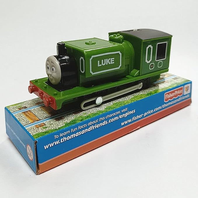 wltk Motorized Luke Train Engine Toy Set, Battery-Powered Train’s Friend Toy Set ，Toddlers Train Toys for Age 3 4 5 6 7 8 Kids Boys Girls