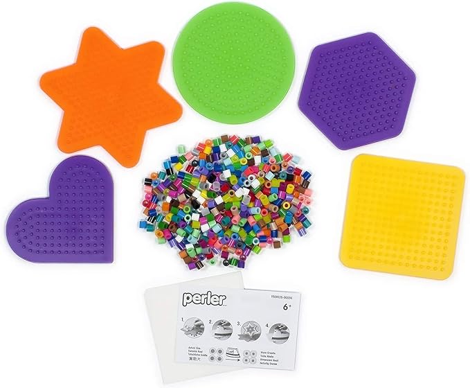 Perler Multi Mix Assorted Fuse Bead Bucket, 6000 pcs