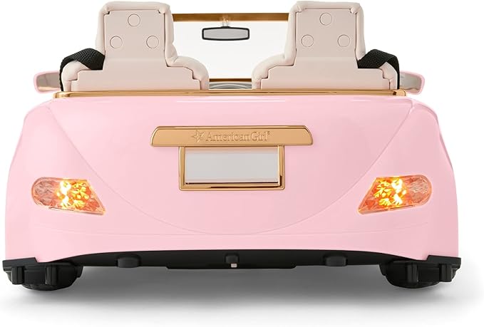 American Girl Truly Me 18-inch Doll Pink Remote-Control Sports Car Playset with Working Doors & Headlights, For Ages 6+