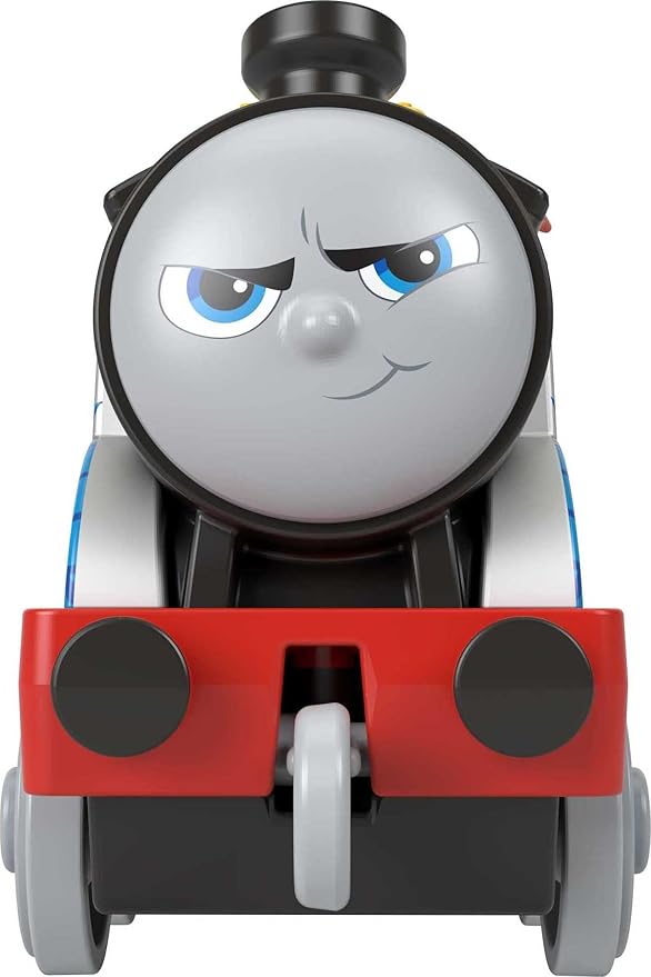Thomas & Friends Diecast Toy Train Medieval Thomas Push-Along Engine with Boulder Launcher for Preschool Pretend Play Kids Ages 3+ Years