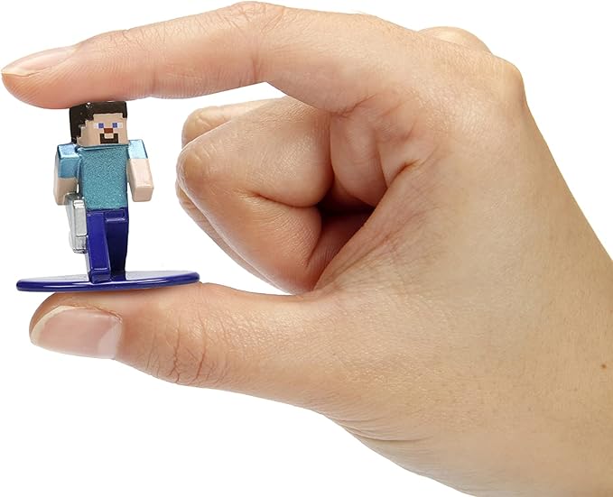 Minecraft Caves and Cliffs 1.65" 18-Pack Series 8 Die-cast Figures, Toys for Kids and Adults