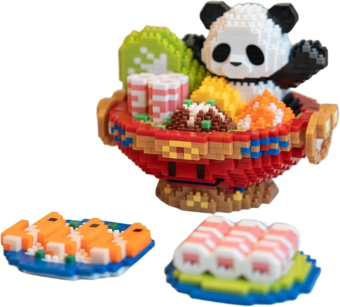QMEAKMONY Mini Building Blocks Panda Sets Cute Micro Mini Panda Building Bricks for Adults Micro Nano Bricks Perfect Party Favors for Teenagers(2236 PCS)