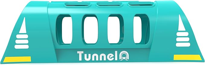 Electric Train for Wooden Track, Remote Control Train Toy, Motorized Train and Tunnel with Voice & Lights Effect, Battery Operated Locomotive Train Set Compatible with Thomas, Brio, Chuggington