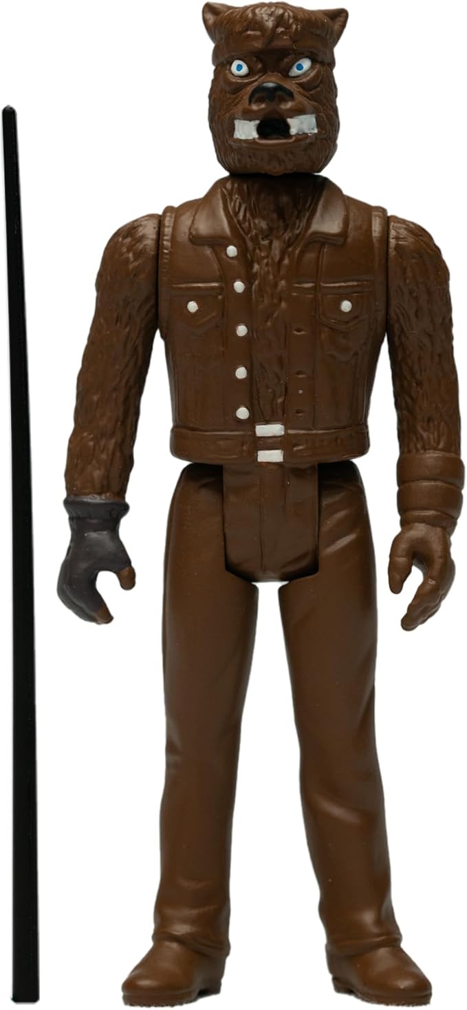 Super7 The Worst Werewolf Biker (Scum Squad) - 3.75" The Worst Action Figure with Accessory Collectibles and Retro Toys