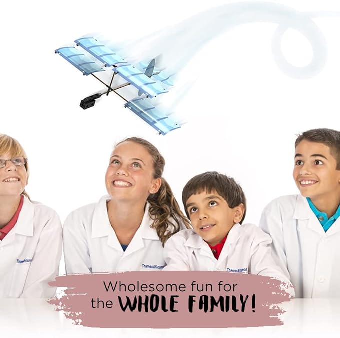 Thames & Kosmos Ultralight Airplanes STEM Experiment Kit | Build 5 Gliders | Learn How Airplanes Work | for Ages 8+ | Design Your Own Glider | Learn Physics and Aerodynamics