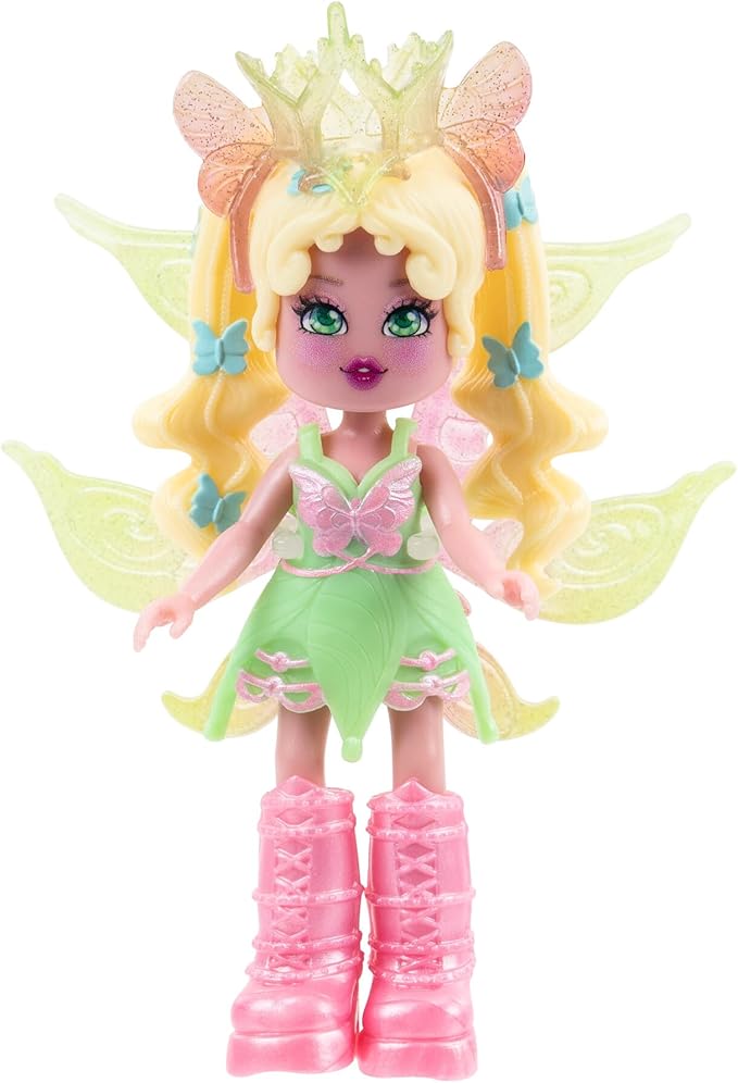 Royale High 3” Nature Fairy Fashion Doll - 1 Figure with 9 Fashion Accessories - Virtual Item Code Included - Series 1 - Ages 5+