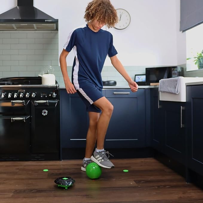 Soccer Bot - Ultimate Indoor Soccer Game with Score Tracker and Speed Modes, Soccer Training Toy