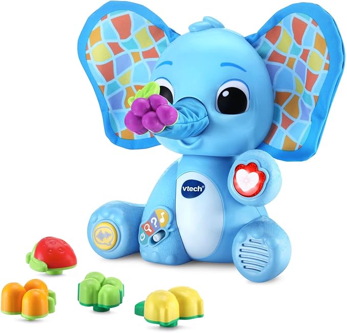 VTech Smellephant with Magical Trunk and Peek-a-Boo Flapping Ears, Blue