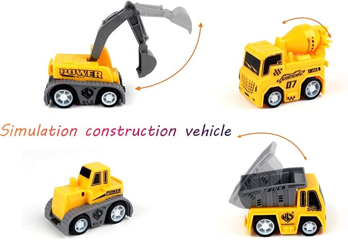 INvench Construction Dinosaur Play Sand Set - 38 Pieces Sensory Bin Sand Kit Include 2 lbs Magic Sand, Construction Vehicle, Dinsoaur Figures, Dinosaur & Castle Molds for 3 4 5 Year Old Toddlers Kids