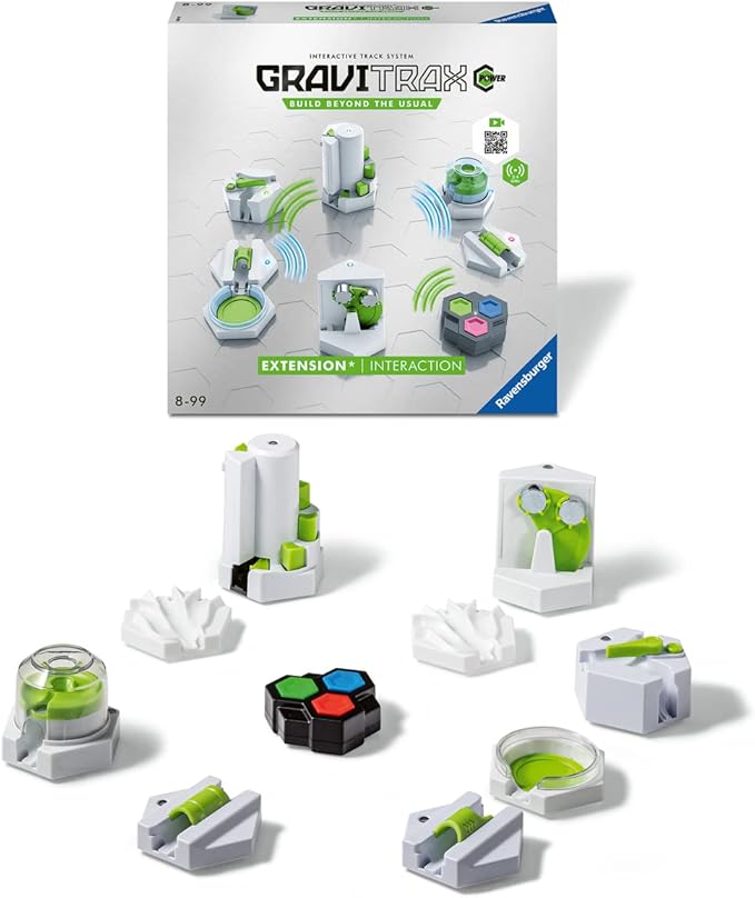 Ravensburger GraviTrax Power Extension Interaction | STEM and Construction Toy | Marble Run and Maze Game | Interactive Track System | Kids Age 8 and Up