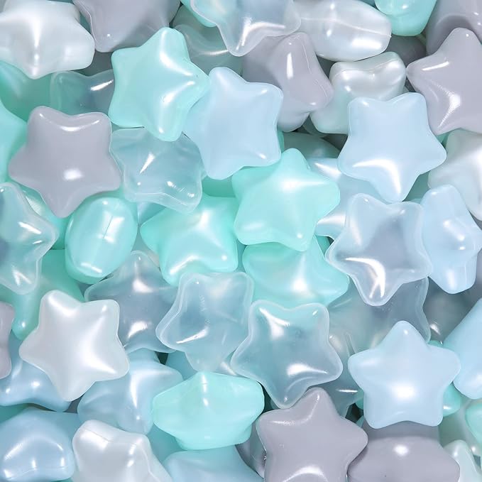 GOGOSO Ball Pit Balls for Toddles, Kids Plastic Balls for BallPit, Pool, Baby Party Accessories, Birthday Decoration 50 100 200 500 1000
