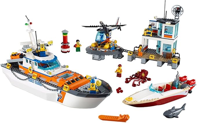 LEGO City Coast Guard Head Quarters 60167 Building Kit (792 Piece)