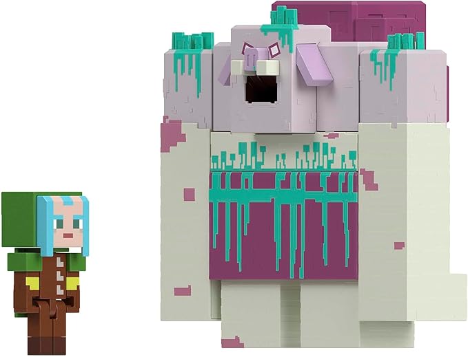 Mattel Minecraft Legends Action Figure, Devourer with Slime Attack Move & Accessory, Collectible Toy in 3.25-inch Scale