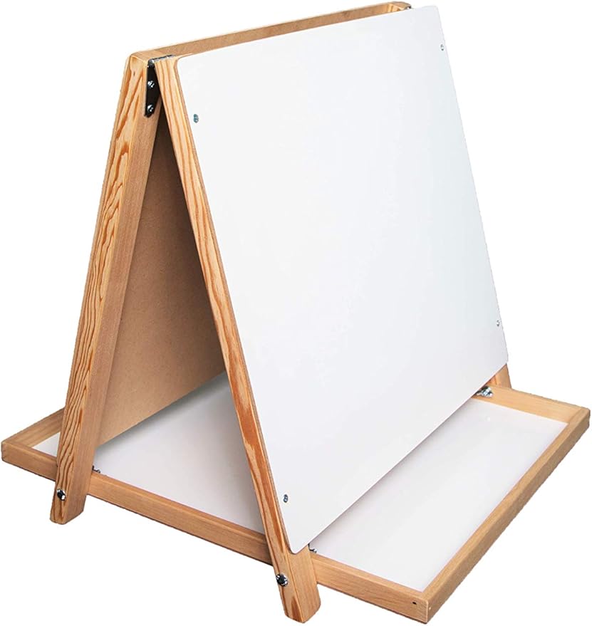 Crestline Products Table Top Dry Erase Easel, 18.5" H x 18" W