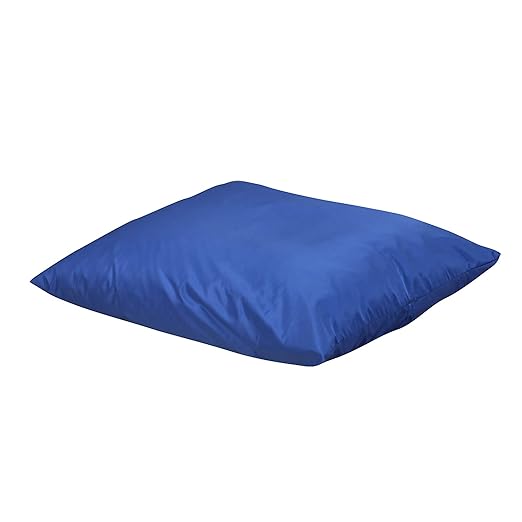 Children's Factory, CF650-505, 27" Cozy Floor Pillow, Blue, Kids Classroom Pillows, Flexible Seating for Toddler Reading Nook in Preschool or Daycare
