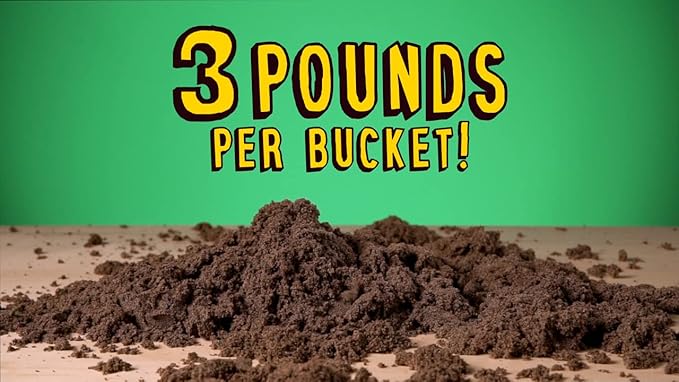 Play Dirt Bucket (3 Lb) - Unique Sand for Burying and Digging Fun by Sands Alive