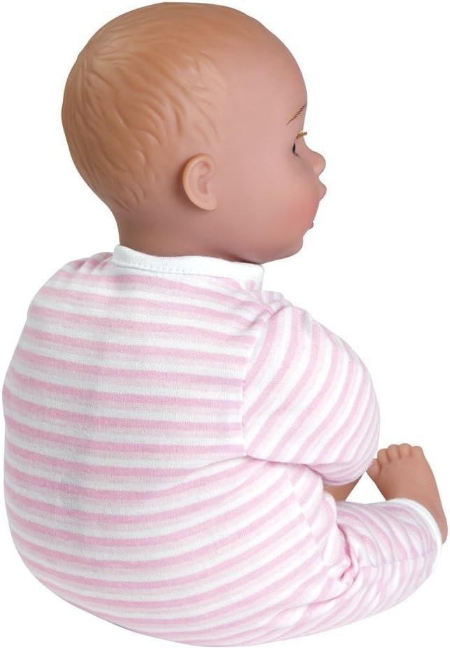 Adora GiggleTime 15Girl Vinyl Weighted Soft Body Toy Play Baby Doll with Laughing Giggles and Harnessed Wrap Carrier Holder for Children 2+, 15 inches (20153009)
