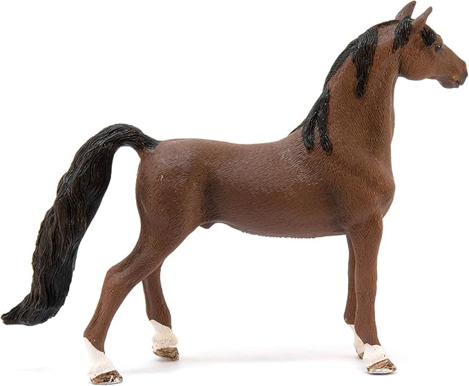 Schleich Horse Club, Horse Toys for Girls and Boys, American Saddlebred Gelding Horse Toy Figurine, Ages 5+