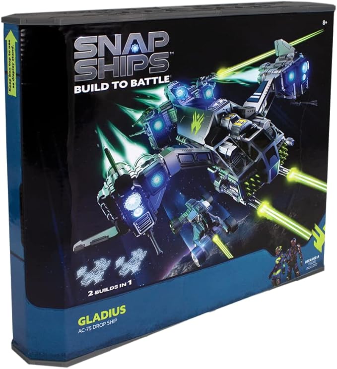 Gladius AC-75 Drop Ship - Construction Toy for Custom Building and Battle Play - Ages 8+