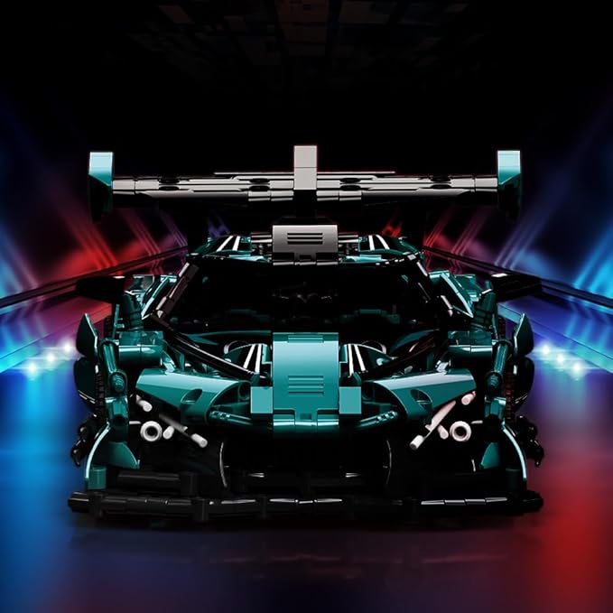 Mesiondy Sports Car Building Blocks Toys Boys or Adults Kits, Adults Challenging Racing Car Building Blocks Kit，1:14 1391 Pieces Car Model Building Set DIY Toys for Boys Age 8-14