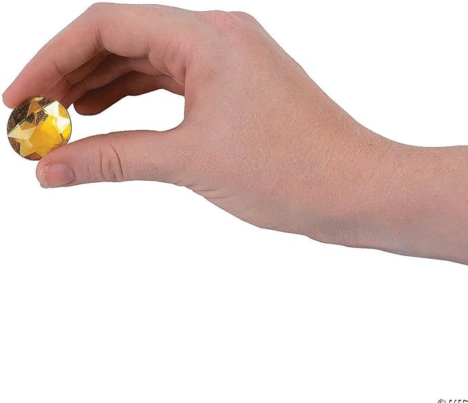 Assorted Colors & Styles Bulk Jumbo Self-Adhesive Jewels - 100 Pc (1") - Perfect for DIY Arts & Crafts Projects