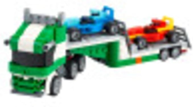 LEGO Creator 3in1 Race Car Transporter 31113 Building Kit; Makes a Great Gift for Kids Who Love Fun Toys and Creative Building, New 2021 (328 Pieces)