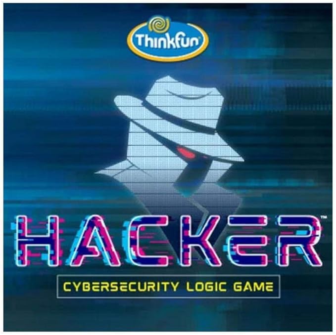Think Fun Hacker Cybersecurity Coding Game and STEM Toy for Boys and Girls Age 10 and Up, Multicolor