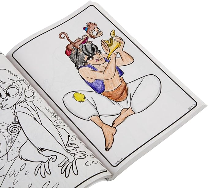 Crayola Disney Coloring Book (288pgs), Disney Sticker & Coloring Book for Kids, Disney Toys & Gifts, Stocking Stuffer for Girls & Boys, 3+