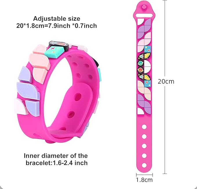 DOTS Kids Jewelry Craft Bracelet 6 Packs, Sports Bracelet Making Kits, Custom Friendship Wristband