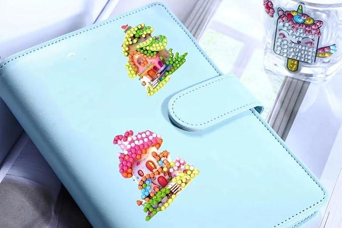 Diamond Painting Kits for Kids，Gem Diamond Arts and Crafts for Girls，Diamond Mosaic Stickers Bead Picture for Best Tween Painting Gift