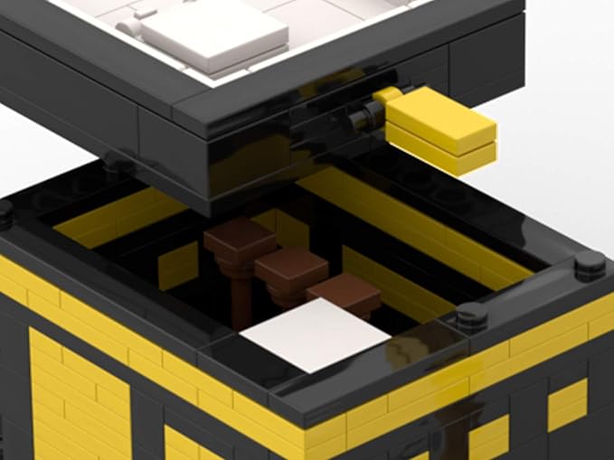 Kaaba Bricks Islamic Toy Building Blocks Set Included Guide of 64 Steps Durable Quality Brain Booster Maze Puzzle Islamic Educational DIY Building Kit Ideal for Boys Girls Preschool (325 Pieces)