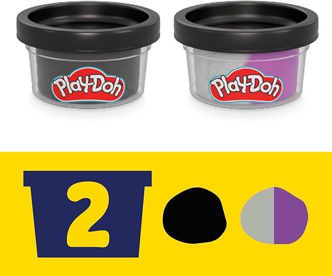 Play-Doh Marvel Black Panther Cutting Claws with Bendy Action Figure, Imagination Toys for 4 Year Old Boys and Girls and Up