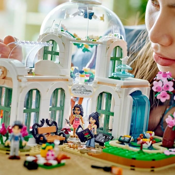 LEGO Friends Botanical Garden Building Toy Set, A Creative Project for Ages 12+, Build and Display a Detailed Greenhouse Scene, A Gift for Kids and Teens Who Love Flowers and Plants, 41757