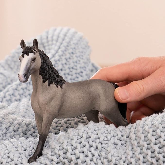 Schleich Horse Club 2023 Authentic Cheval de Selle Francais Mare Horse Figurine - Realistic Detailed Riding Horse Mare Toy for Boys and Girls Imagination and Play, Highly Durable Gift for Kids Ages 5+