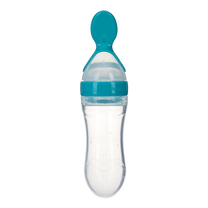 Nuby Garden Fresh Silicone Squeeze Feeder (Blue)